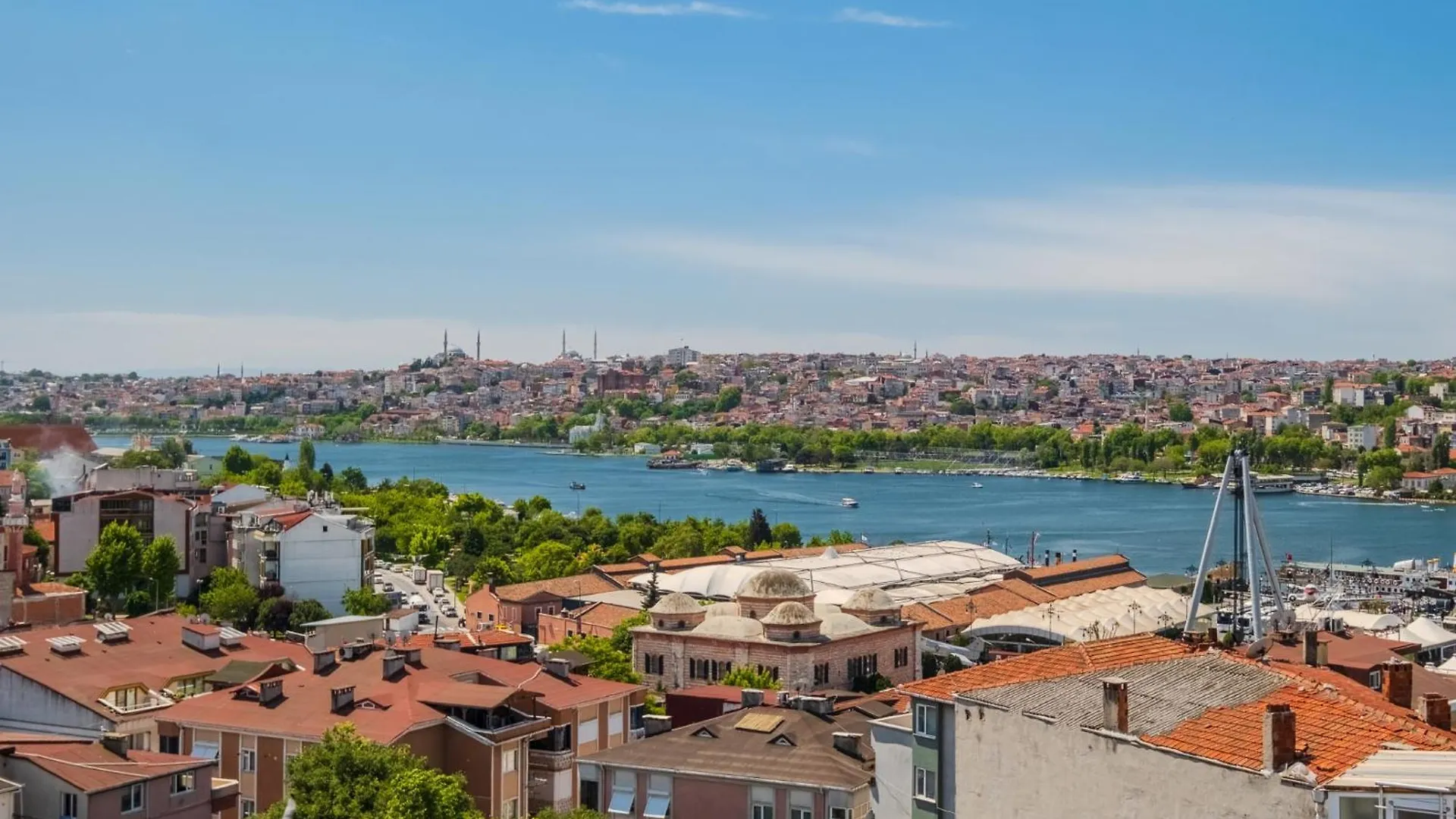 דירות איסטמבול Sea View Duplex W Terrace In Goldenhorn